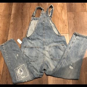NWT GAP Stylish Overall Blue Jeans